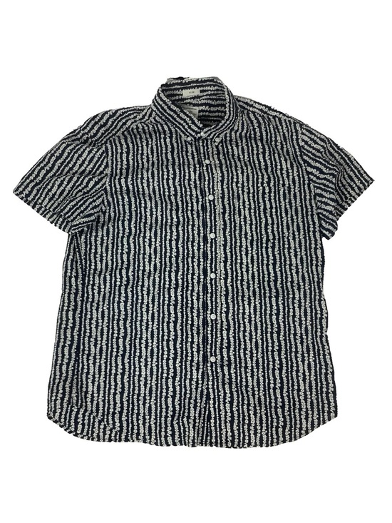 J. Crew Other - J Crew Mens Sz L Slim 100% Cotton Short Sleeve Tiny Flower Print Casual Shirt